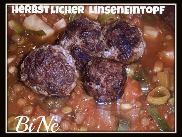 BiNe` S HERBSTLICHER LINSENEINTOPF - Rezept