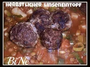 BiNe` S HERBSTLICHER LINSENEINTOPF - Rezept
