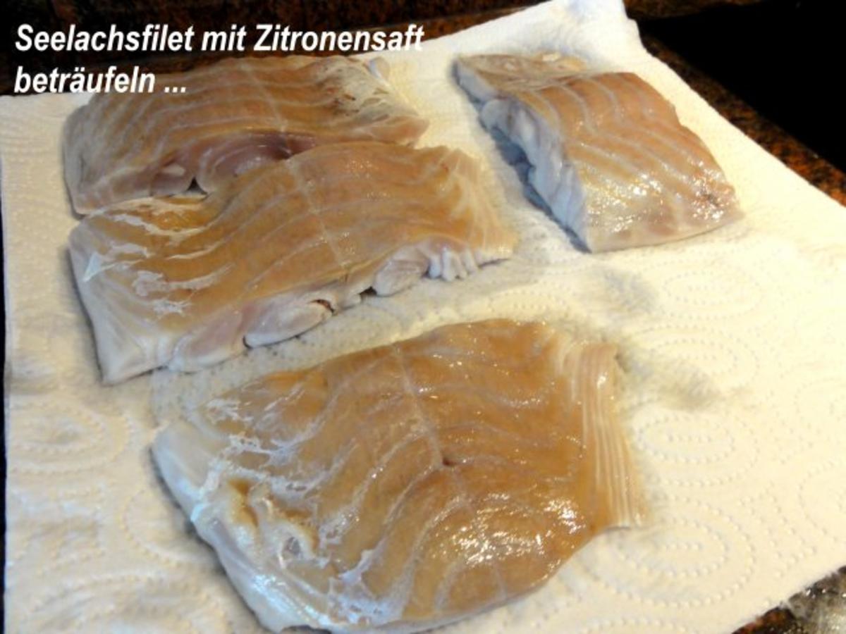 Fisch:   SEELACHS mit Seitling-Käse-Kruste - Rezept - Bild Nr. 3