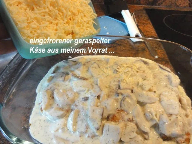 Rezept: Fisch: SEELACHS mit Seitling-Käse-Kruste Bild Nr. 10 Fisch: SEELACHS mit Seitling-Käse-Kruste - Rezept - Bild Nr. 10