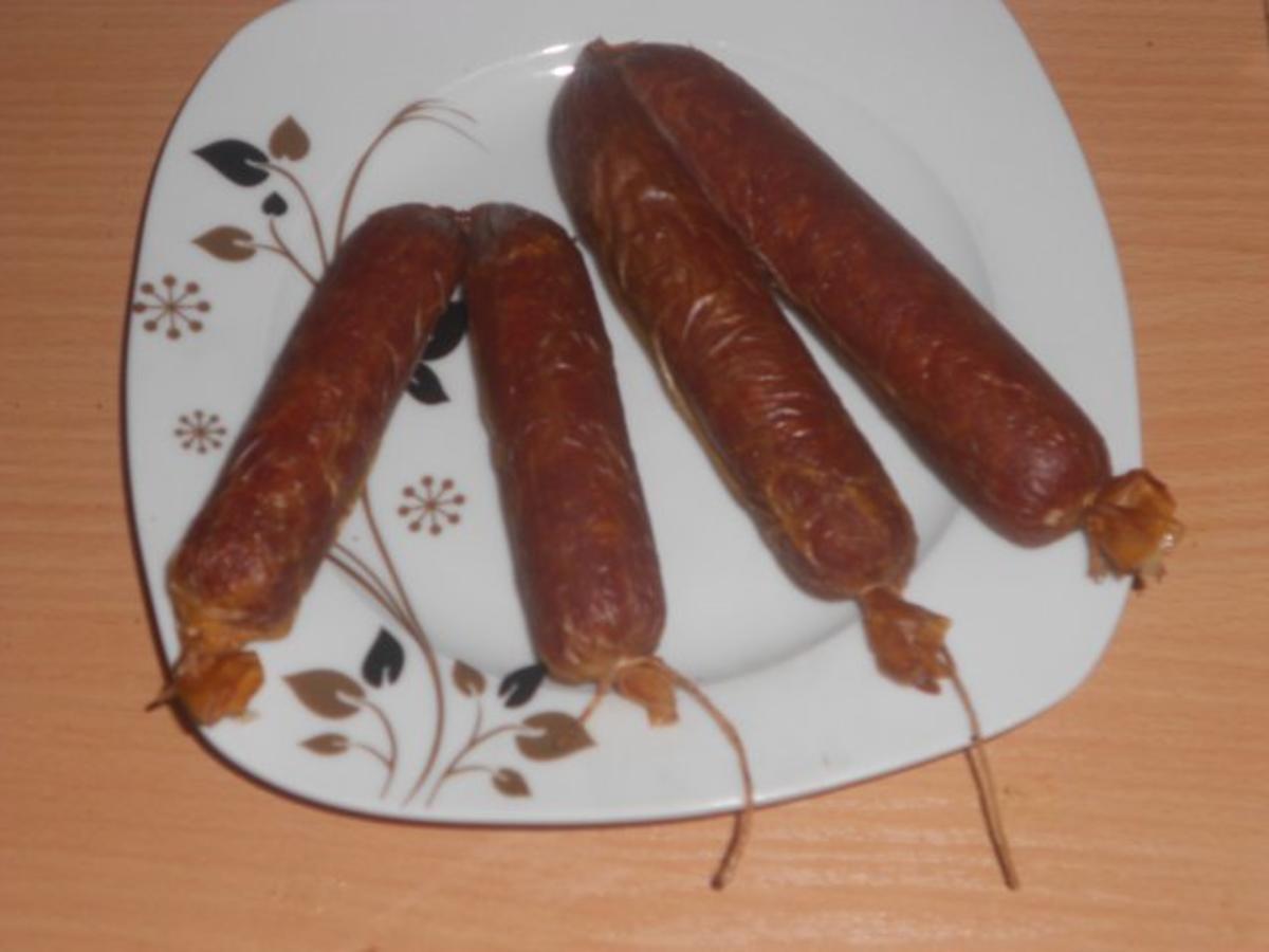 Polnische Rohwurst selbst gemacht - Rezept