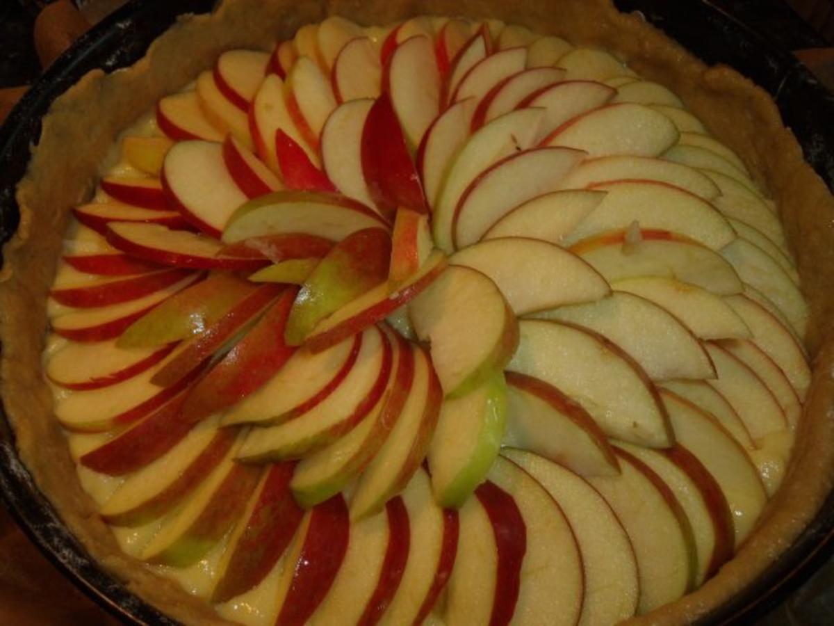 Apfel-Mohn-Pudding-Kuchen - Rezept - Bild Nr. 2