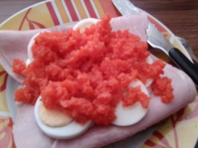 Rezept: Deftiges Lachs - Schinken Brot Deftiges Lachs - Schinken Brot - Rezept