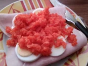 Deftiges Lachs - Schinken Brot - Rezept