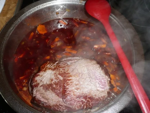Rinderbraten,Rosenkohl,Knödel - Rezept - Bild Nr. 3