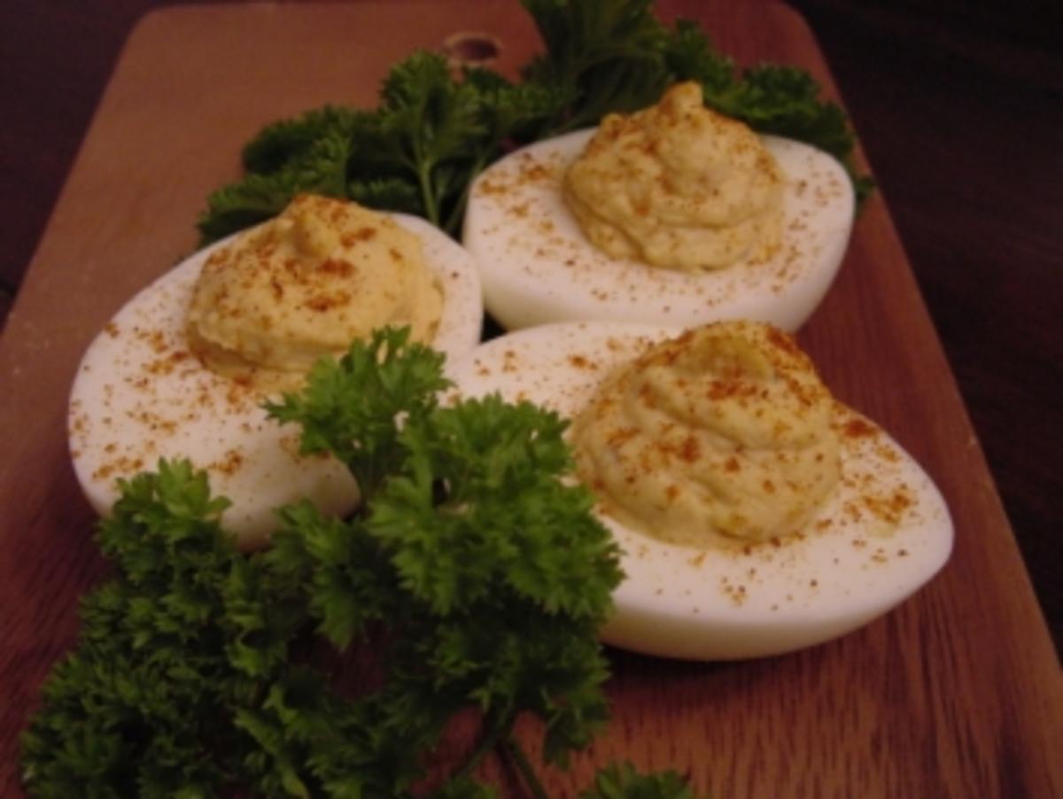 Gefüllte Eier mit  "Meerrettich" - Rezept