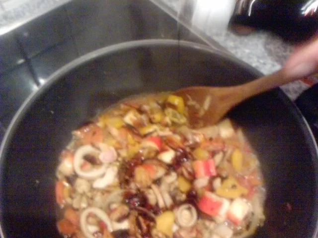 Rezept: Nudeln Frutti de mare mal anders Das kommt mir asiatisch vor Bild Nr. 8 Nudeln Frutti de mare mal anders Das kommt mir asiatisch vor - Rezept - Bild Nr. 8