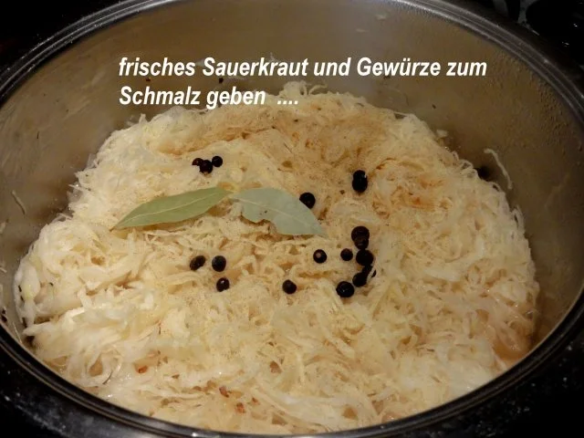 Rezept: Fleisch: HAXENBRATEN mit Sauerkraut Bild Nr. 6 Fleisch: HAXENBRATEN mit Sauerkraut - Rezept - Bild Nr. 6