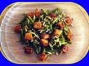 Bohnensalat mit Tofuwürfel - Rezept