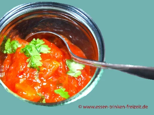 Herzhafte Tomatenmarmelade mit Prosecco - Rezept
