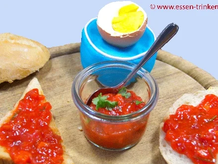 Herzhafte Tomatenmarmelade mit Prosecco - Rezept - Bild Nr. 4