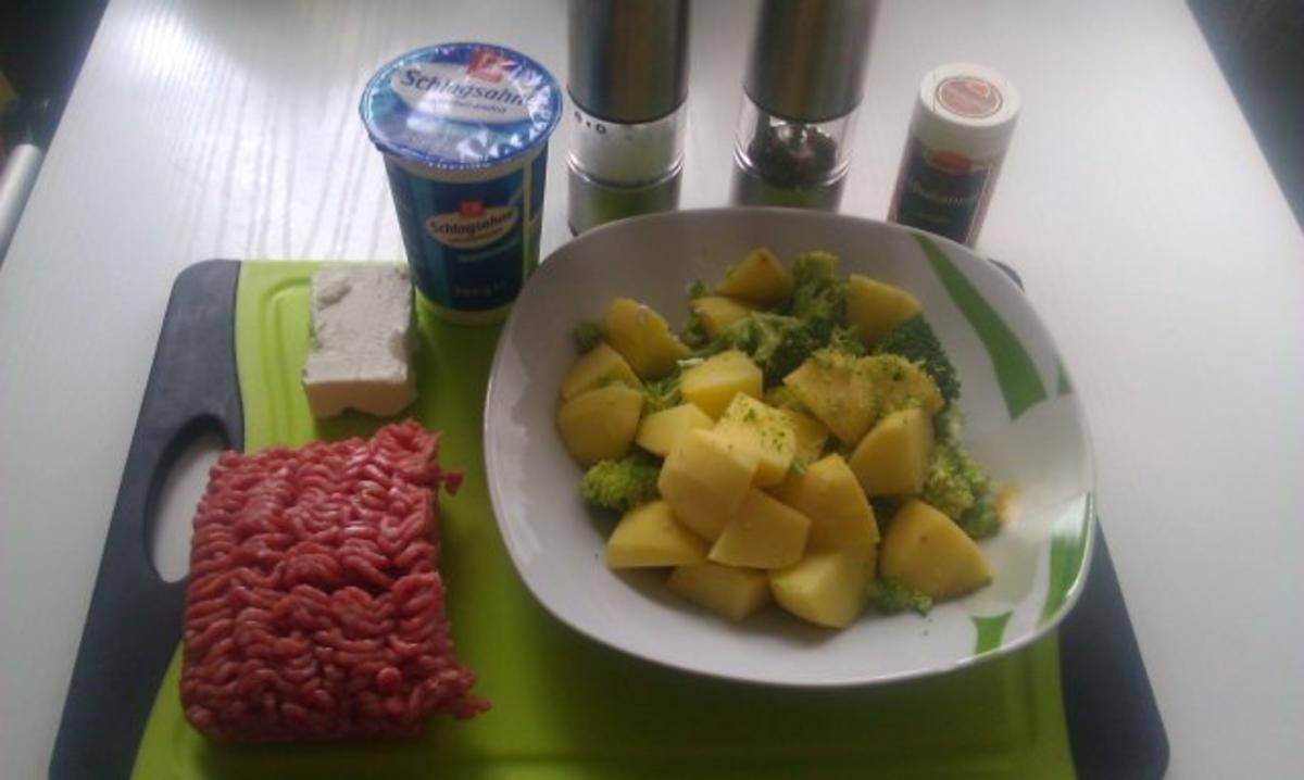 Kartoffel - Broccoli Cremesuppe mit Hackfleisch - Rezept - Bild Nr. 2