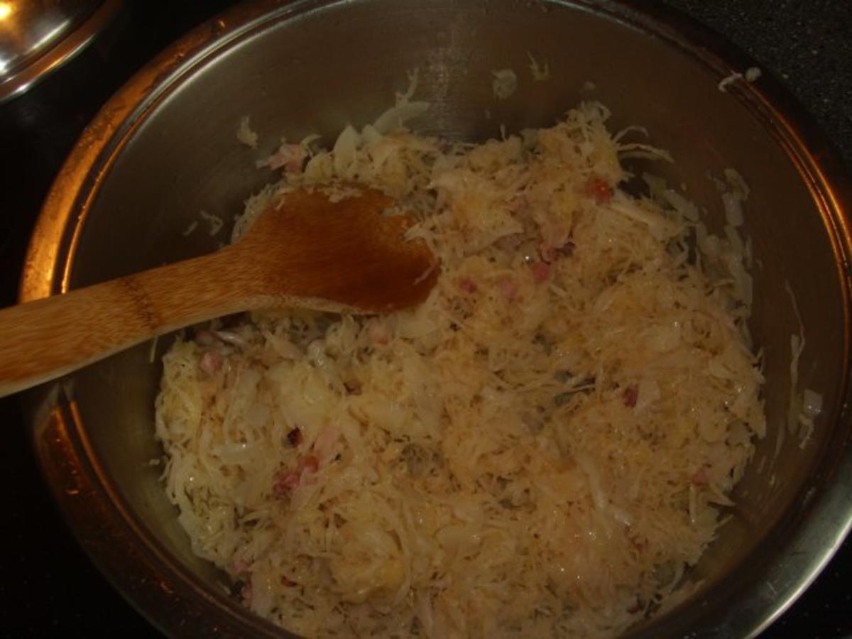 Kasseler-Sauerkraut und Buillonkartoffeln - Rezept - Bild Nr. 2