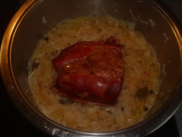 Kasseler-Sauerkraut und Buillonkartoffeln - Rezept - Bild Nr. 3