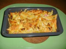 Zweierlei Schinkennudeln - Rezept