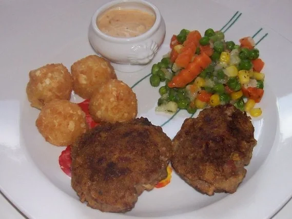 Apfel-Speck-Frikadellen in Erdnuss-Panade - Rezept - Bild Nr. 11