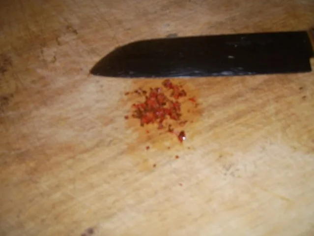 Scharfes (Rind) "Hühnchen"-fleisch mit Bohnensauce - Rezept - Bild Nr. 4