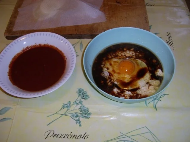 Scharfes (Rind) "Hühnchen"-fleisch mit Bohnensauce - Rezept - Bild Nr. 5