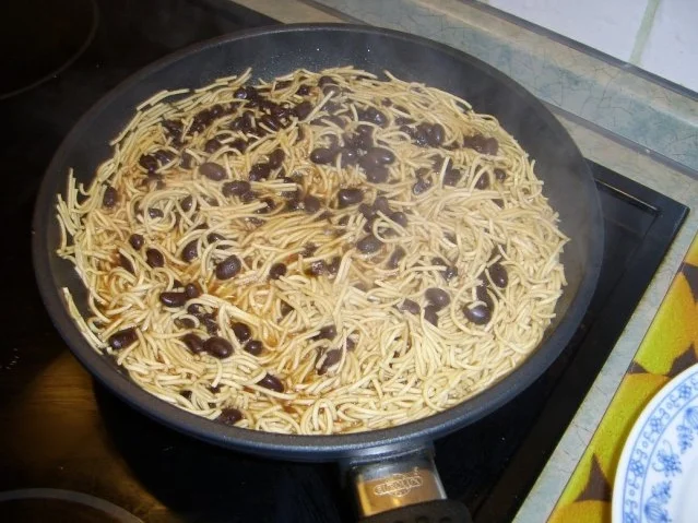 Scharfes (Rind) "Hühnchen"-fleisch mit Bohnensauce - Rezept - Bild Nr. 8