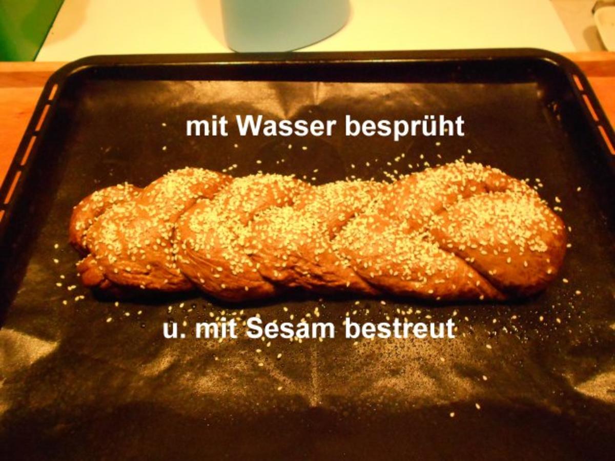 Dunkler Toastbrot-Sesamzopf - Rezept - Bild Nr. 13