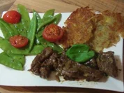 Rinderfiletspitzen mit Rösti - Rezept