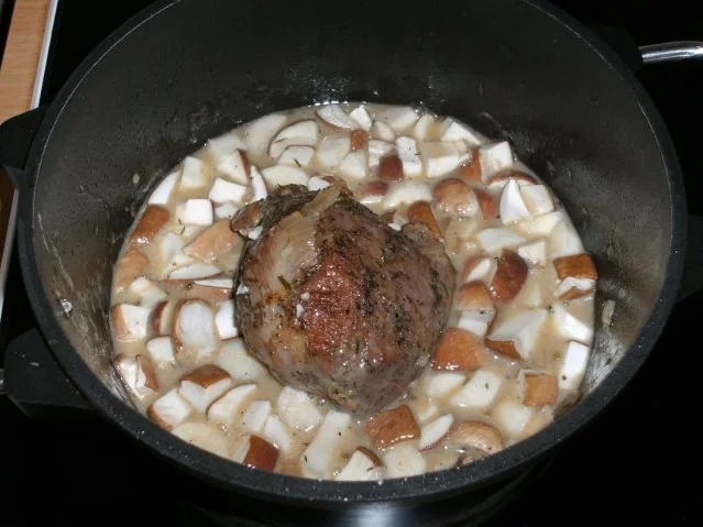 Fleisch: Lammnuss mit Steinpilzen - Rezept - Bild Nr. 7