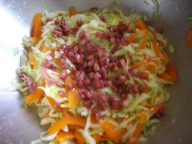 Rezept: Gyros mit Tomatenreis und Spitzkohlsalat Bild Nr. 12 Gyros mit Tomatenreis und Spitzkohlsalat - Rezept - Bild Nr. 12