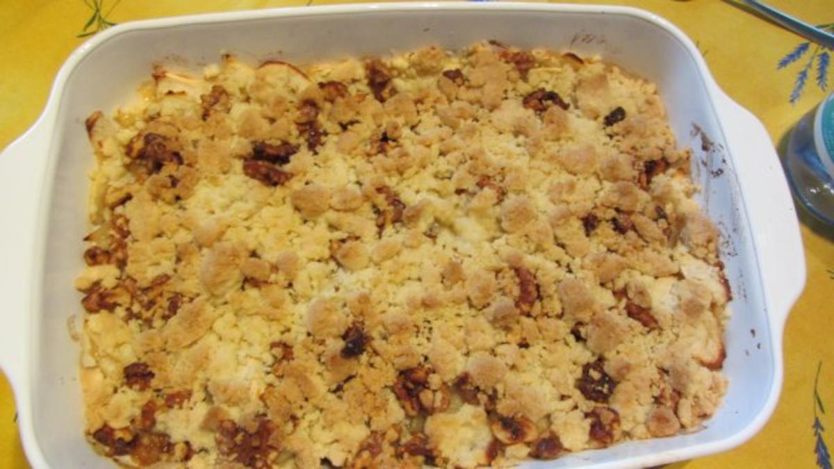 Apfel-Birnen Crumble - Rezept mit Bild - kochbar.de