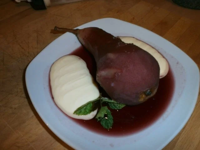 Rotwein Birne - Rezept