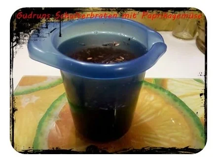 Fleisch: Schulterrollbraten mit Paprika-Zucchini-Gemüse mit thailändischen Klebreis - Rezept - Bild Nr. 6