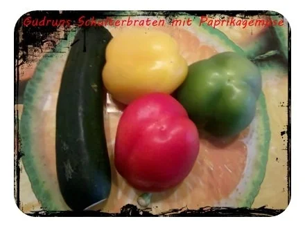 Fleisch: Schulterrollbraten mit Paprika-Zucchini-Gemüse mit thailändischen Klebreis - Rezept - Bild Nr. 8