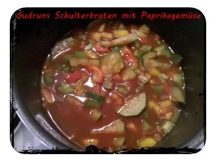 Fleisch: Schulterrollbraten mit Paprika-Zucchini-Gemüse mit thailändischen Klebreis - Rezept - Bild Nr. 10
