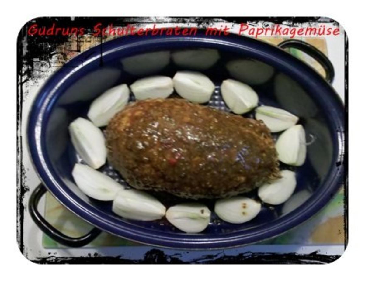 Fleisch: Schulterrollbraten mit Paprika-Zucchini-Gemüse mit thailändischen Klebreis - Rezept - Bild Nr. 12
