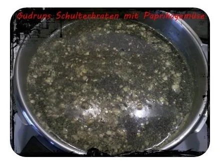 Fleisch: Schulterrollbraten mit Paprika-Zucchini-Gemüse mit thailändischen Klebreis - Rezept - Bild Nr. 13