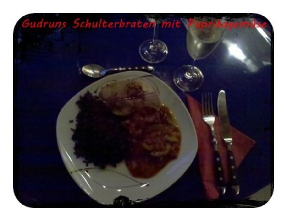 Fleisch: Schulterrollbraten mit Paprika-Zucchini-Gemüse mit thailändischen Klebreis - Rezept - Bild Nr. 14