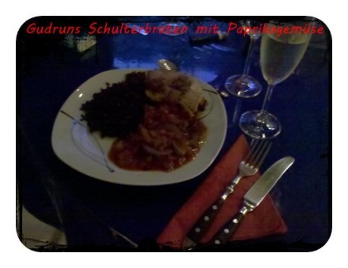 Fleisch: Schulterrollbraten mit Paprika-Zucchini-Gemüse mit thailändischen Klebreis - Rezept - Bild Nr. 15