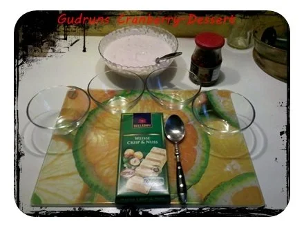 Nachtisch: Cranberry-Dessert â la Gudrun - Rezept - Bild Nr. 4