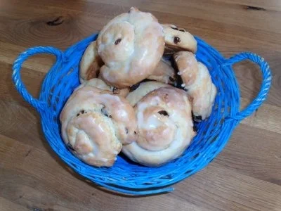 Rosinenschnecken aus Quark-Öl-Teig - Rezept