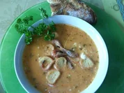 bretonischer "potage aux crevettes" - Rezept