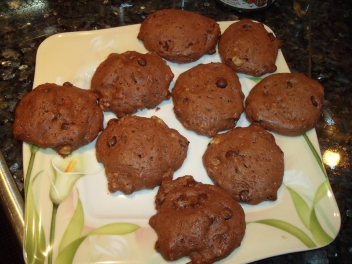 Schoko-Cookies mit Pekannüssen - Rezept