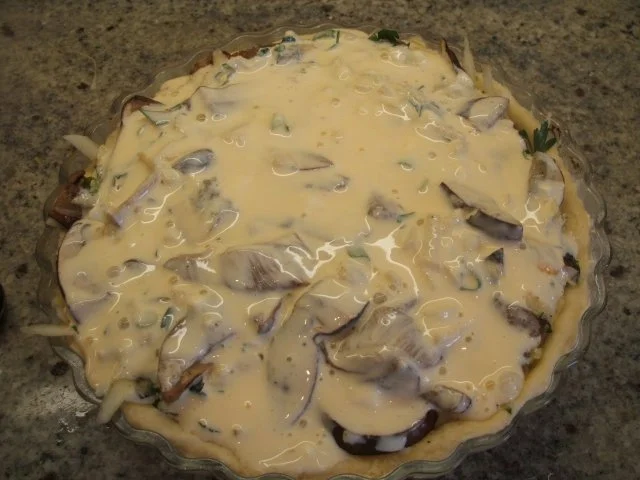 Quiche: Pilz-Quiche mit Äpfeln - Rezept - Bild Nr. 9