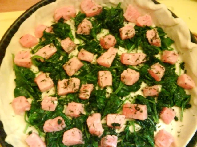 Quiche au saumon et aux épinards - Rezept - Bild Nr. 7