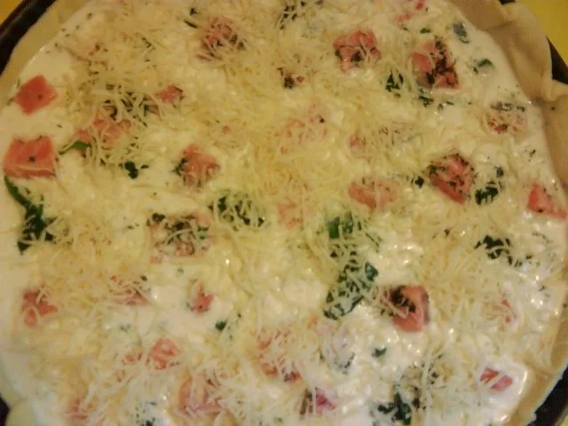 Quiche au saumon et aux épinards - Rezept - Bild Nr. 8