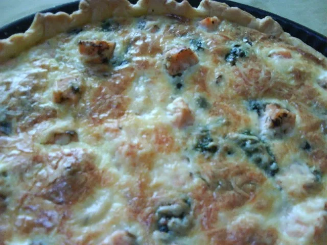 Quiche au saumon et aux épinards - Rezept - Bild Nr. 9