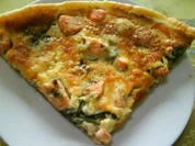 Quiche au saumon et aux épinards - Rezept