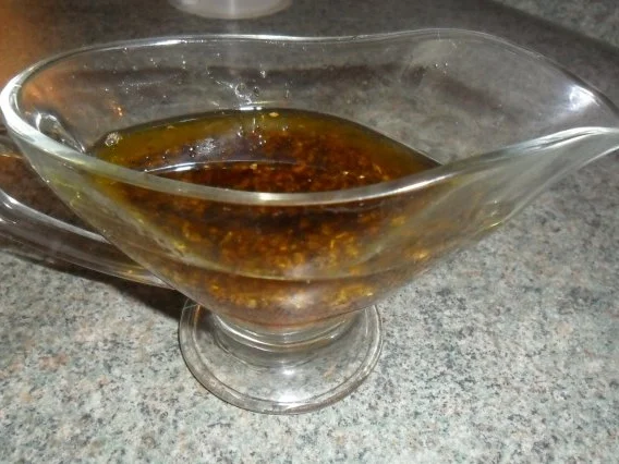 Rezept: heisse pepperonis mit camembert und salat und heissem dressing Bild Nr. 6 heisse pepperonis mit camembert und salat und heissem dressing - Rezept - Bild Nr. 6