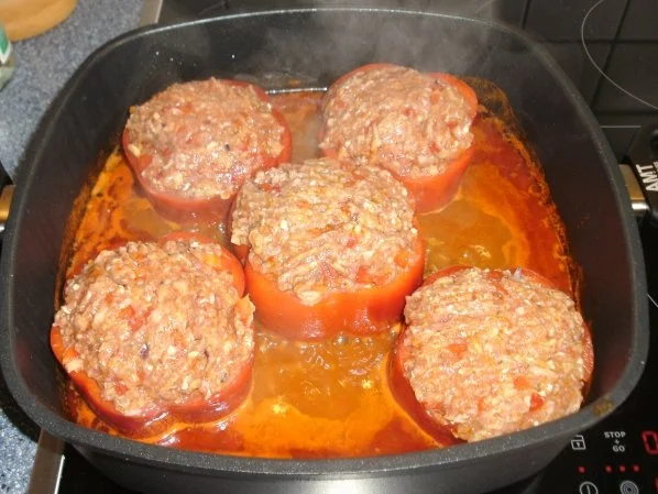 Sabine´s pikant gefüllte Paprika - Rezept - Bild Nr. 5