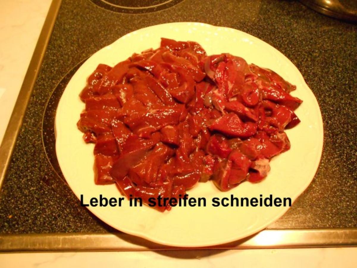 Geröstete Leber mit Birnenreis - Rezept - Bild Nr. 4