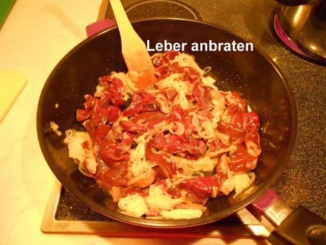 Geröstete Leber mit Birnenreis - Rezept - Bild Nr. 8