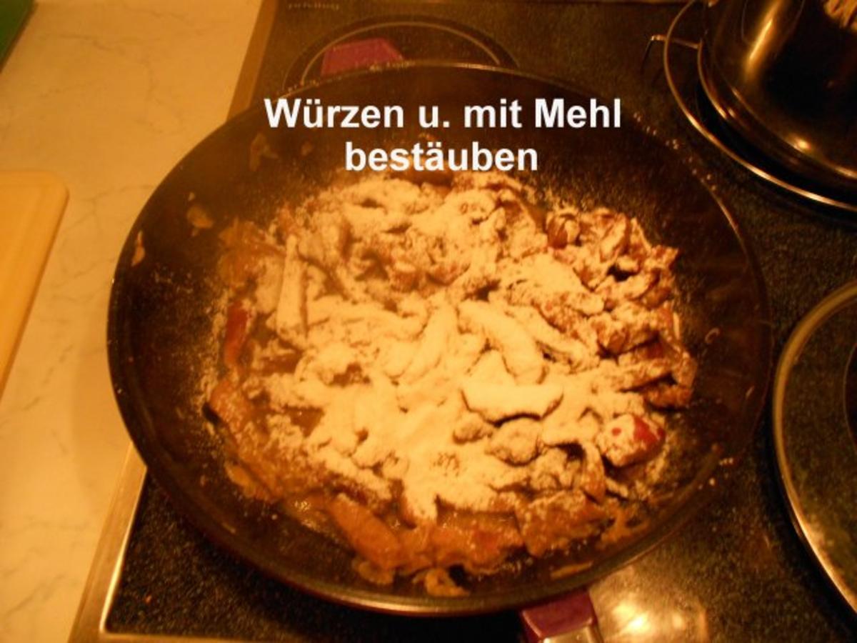 Geröstete Leber mit Birnenreis - Rezept - Bild Nr. 9